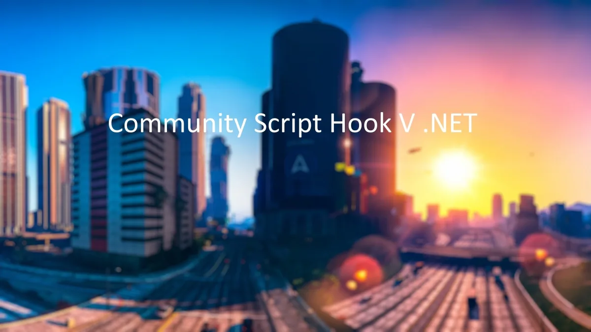 ScriptHookVDotNet